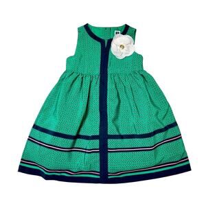 Janie and Jack Courtside Prep Dot Dress Size 18-24 months
